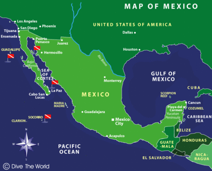 Map of Mexico (click to enlarge in a new window)