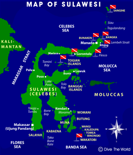 Map of Sulawesi (click to enlarge in a new window)